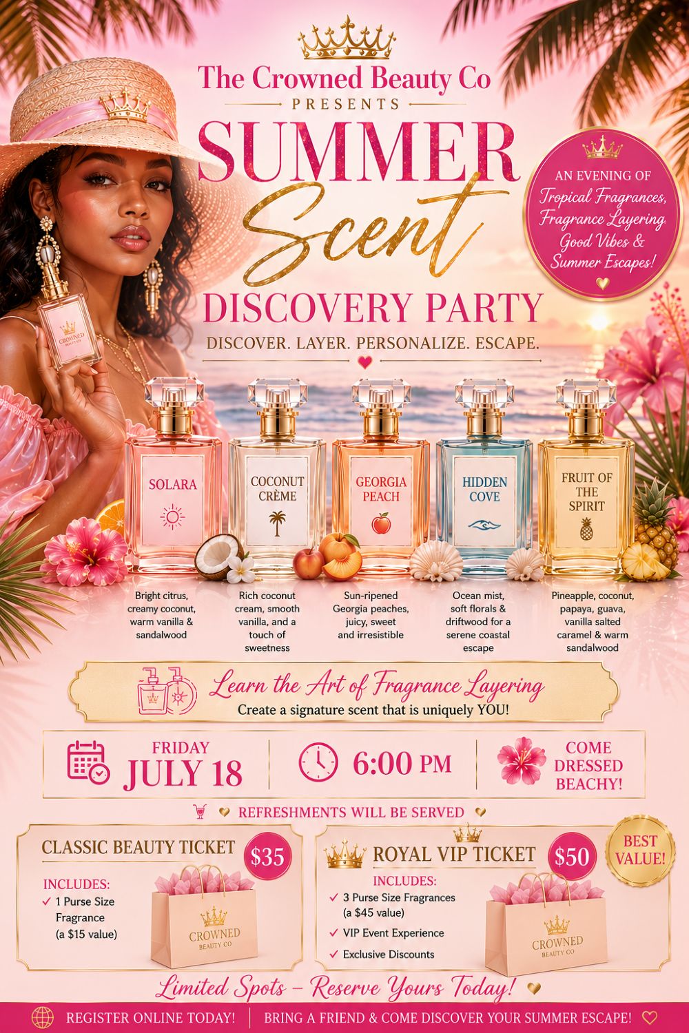 SUMMER SCENT DISCOVERY PARTY
