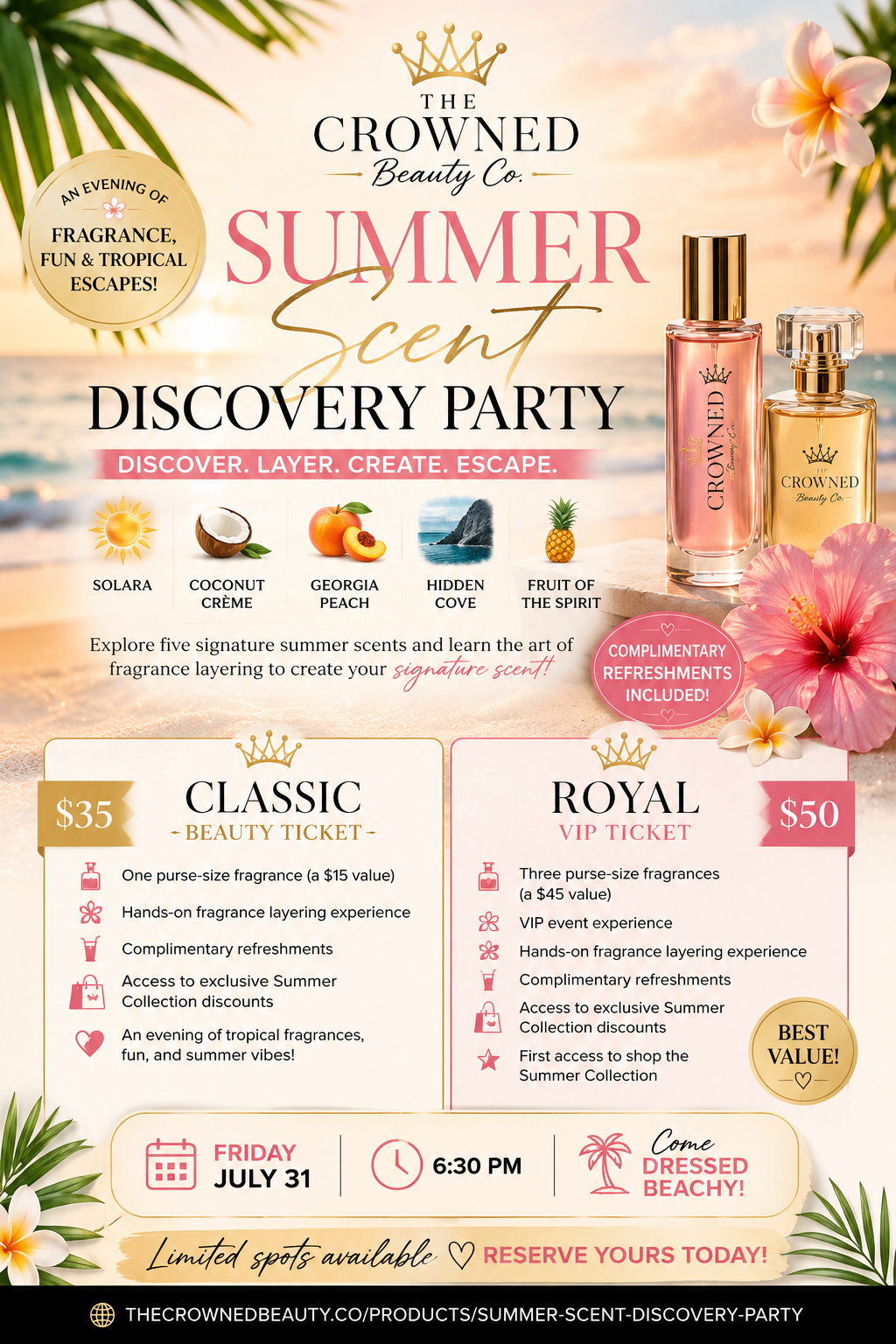 SUMMER SCENT DISCOVERY PARTY
