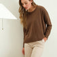 EXTENDED SHOULDER SWEATER