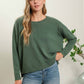 EXTENDED SHOULDER SWEATER