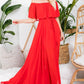 Iliana Off Shoulder Maxi Dress