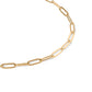 18K Gold Paperclip Chain Necklace