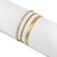 18K Gold PVD Coated Stainless Steel Bracelet Set