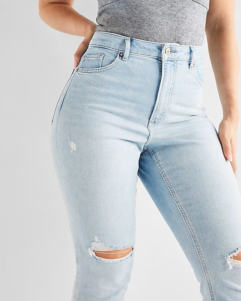 Curvy High Waisted Mom Jeans