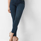 Mid Rise Dark Skinny Jeans