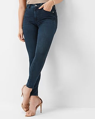 Mid Rise Dark Skinny Jeans