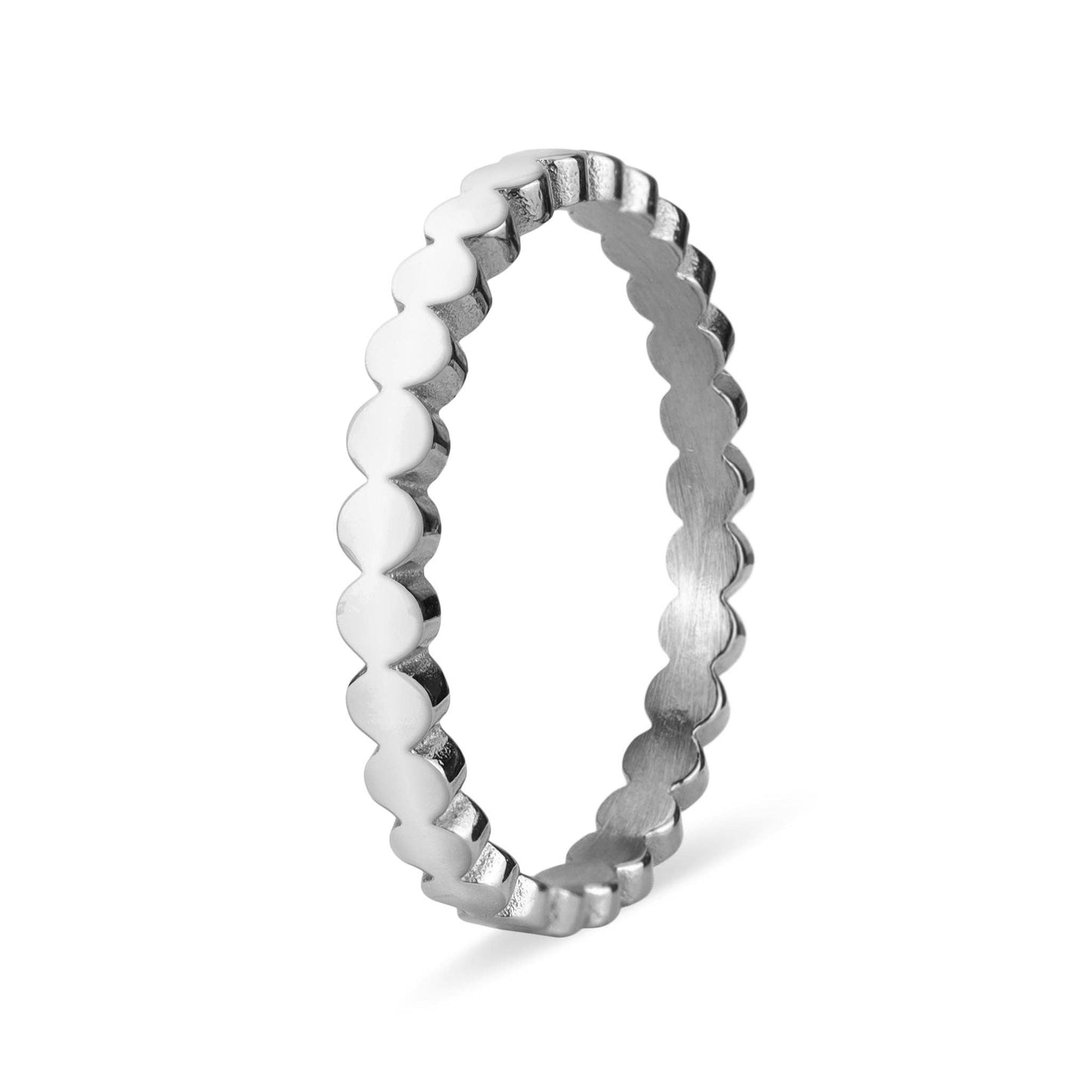 Scalloped Stacking Ring