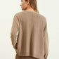 EXTENDED SHOULDER SWEATER