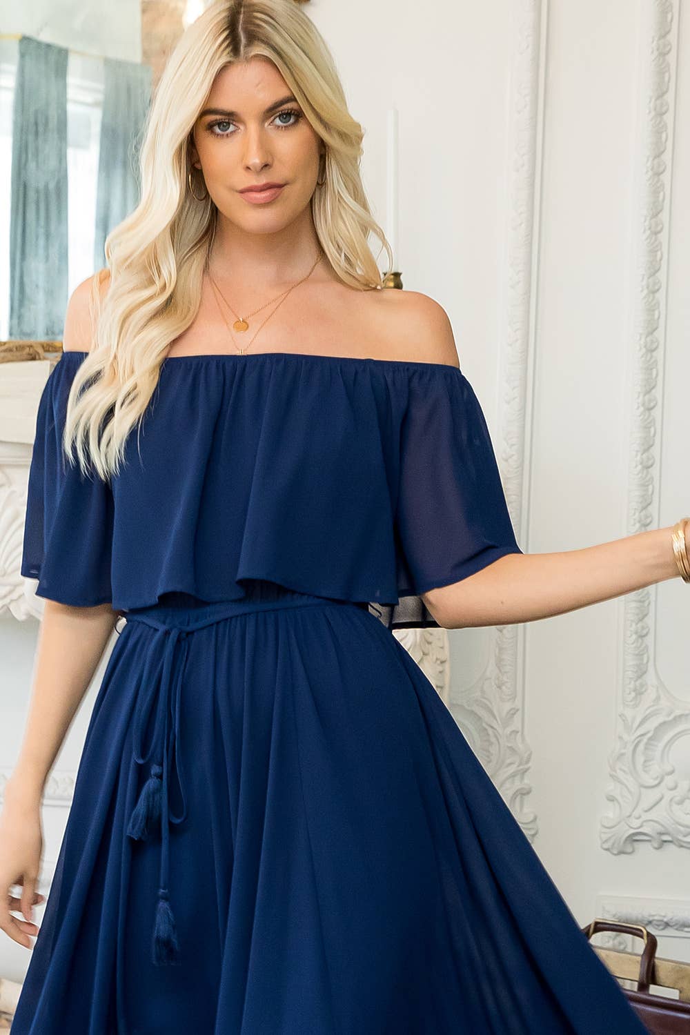 Iliana Off Shoulder Maxi Dress