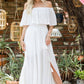 Iliana Off Shoulder Maxi Dress (Plus Size)