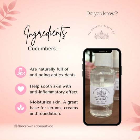 Hyaluronic Facial Mist with Cucumber & Aloe